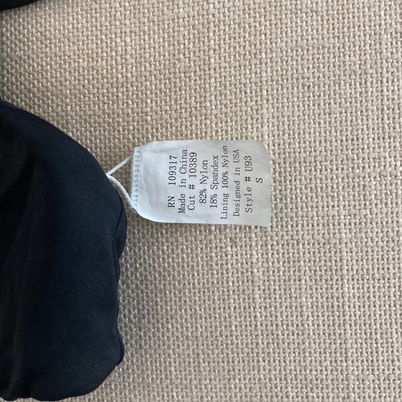 B. Swim black bikini top - Picture 2 of 3